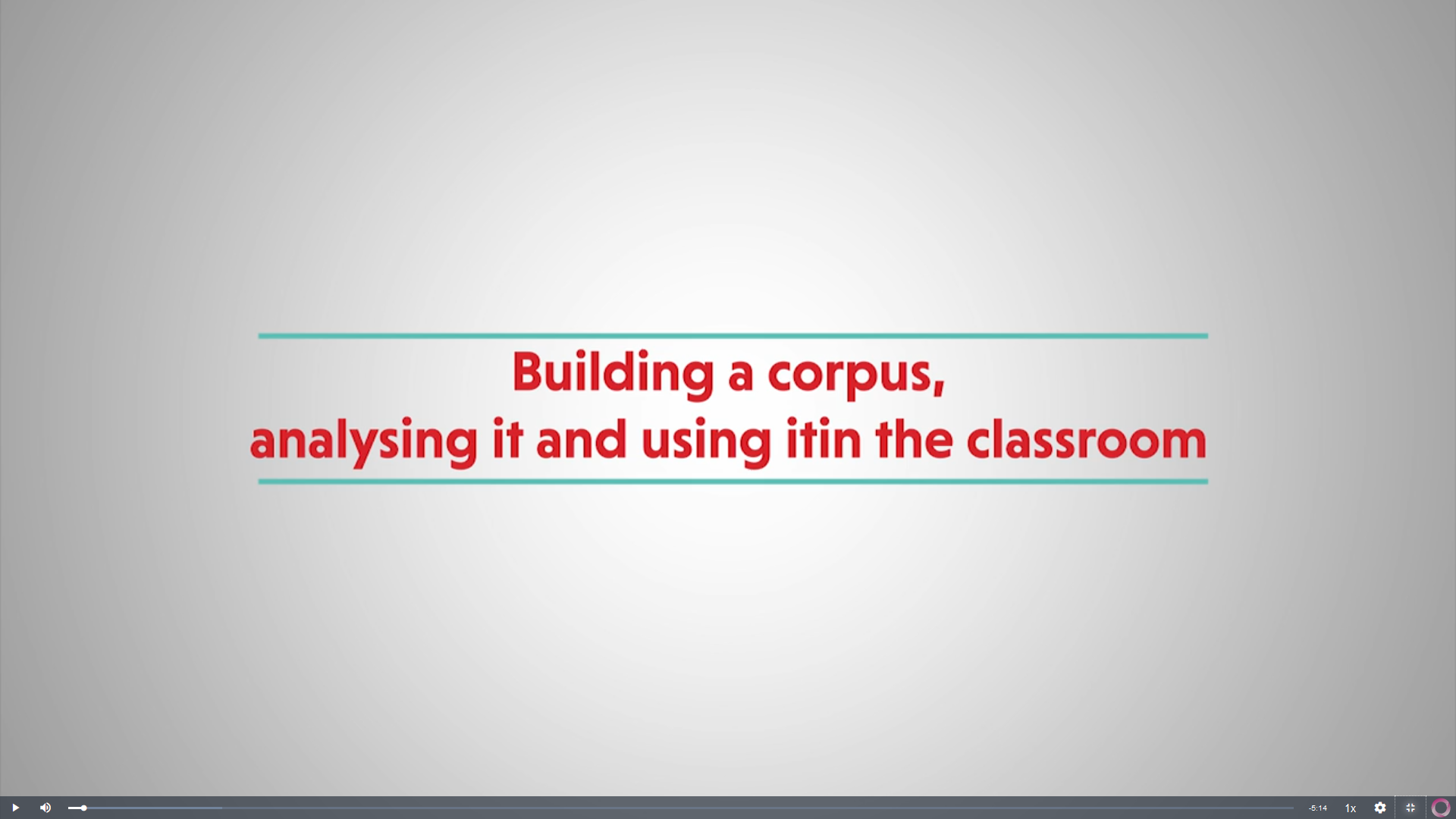 Building a corpus, analysing it and using it in the classroom