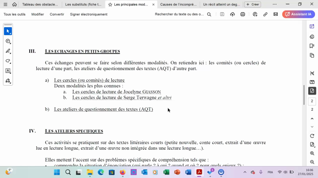 Difficultés spécifiques de compréhension en lecture part 1