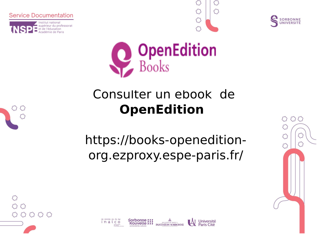 Bibliothèques : accéder à OpenEditions Books Education