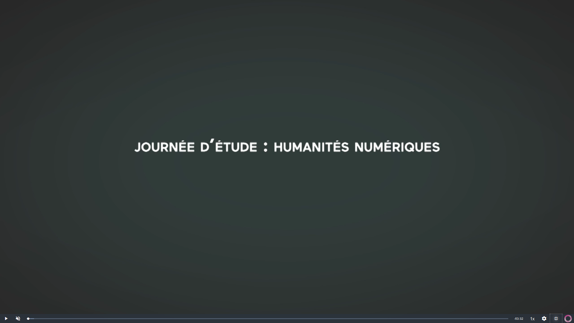 Humanités Numériques - table ronde