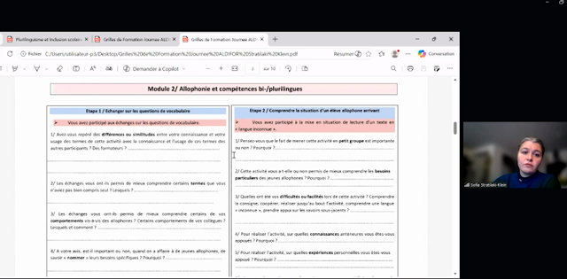 AXE 3 - Apprentissage des langues - Sofia Stratilaki-Klein