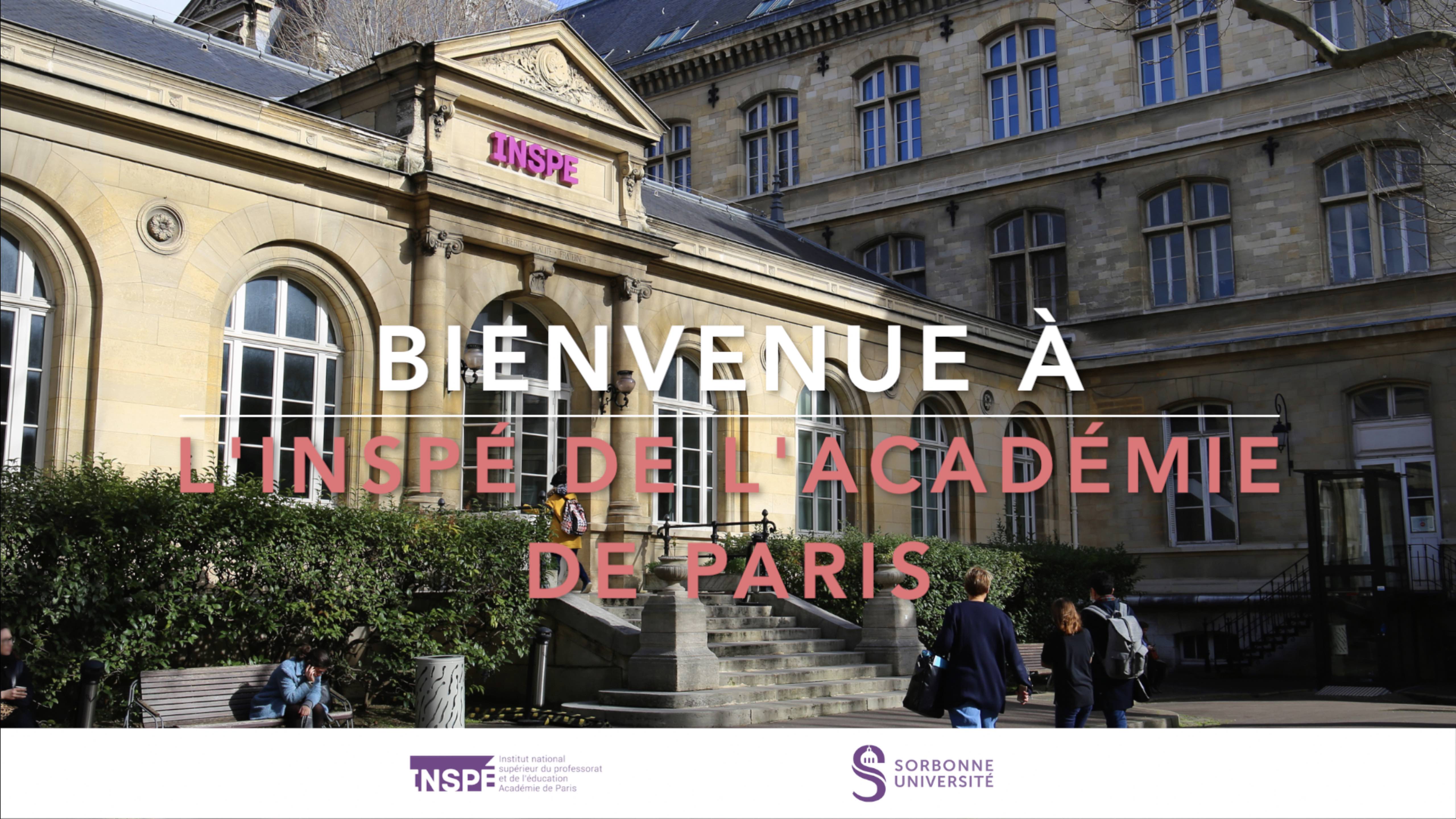 Présentation INSPE Paris pour la JPO 2022